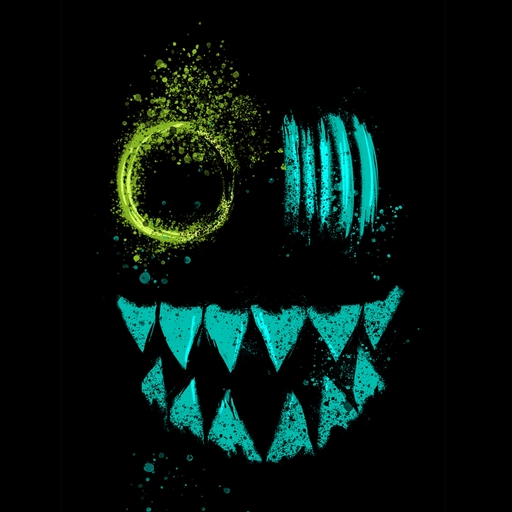 dark pfp neon cyberpunk art