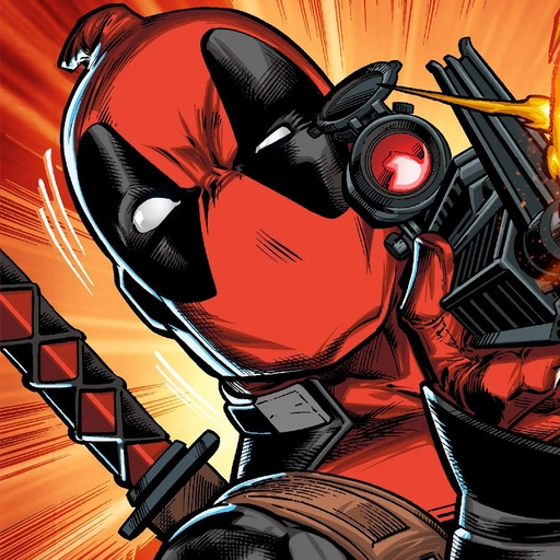 deadpool comic funny caricature