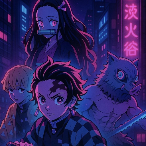 demon slayer pfp 4k image