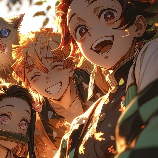 matching demon slayer pfp image