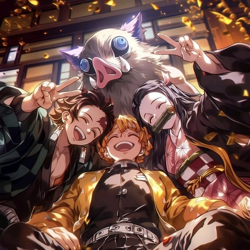 aesthetic demon slayer pfp image