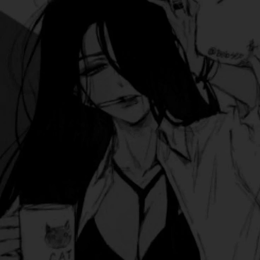 anime emo depressed pfp