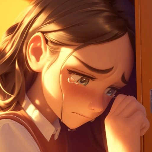 anime brooding depressed pfp