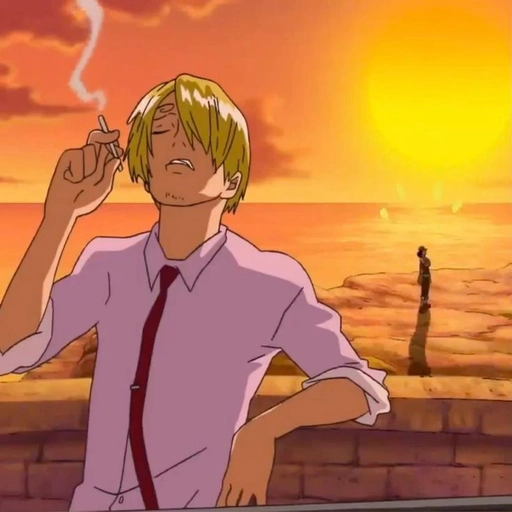 depressed anime guy pfp portrait