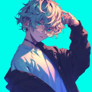 stylish femboy anime pfp