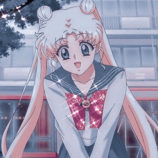 kawaii sparkling anime pfp