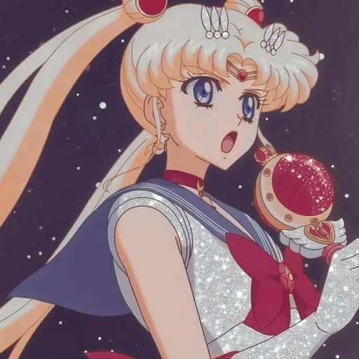 anime glitter pfp shiny effect