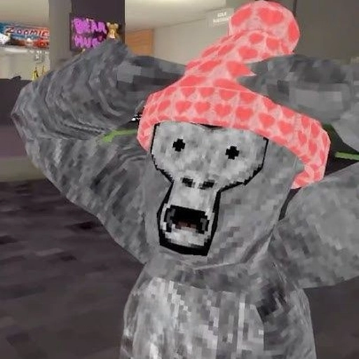 gorilla tag pfp 3d render