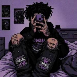 pink goth aesthetic pfp pastel tones