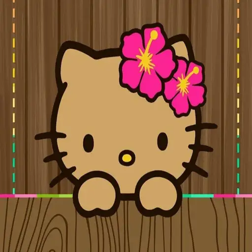 black hello kitty pfp 