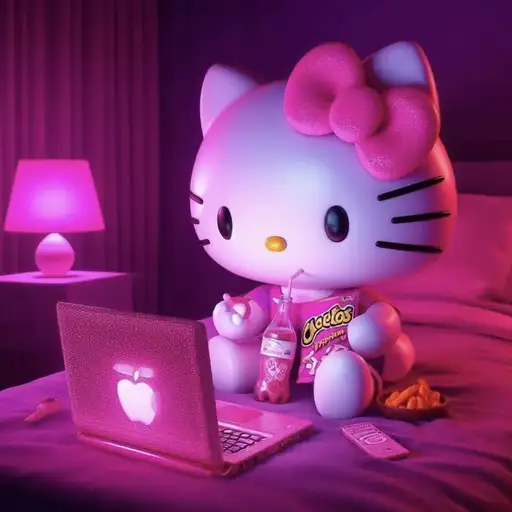 y2k style hello kitty pfp 