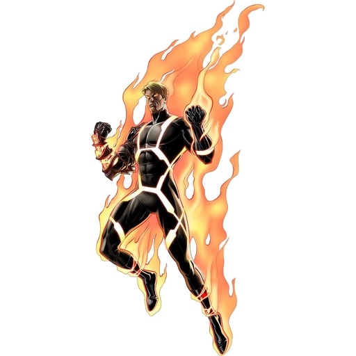 human torch cinematic pfp