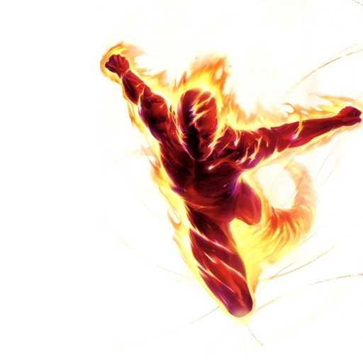 human torch sketch pfp