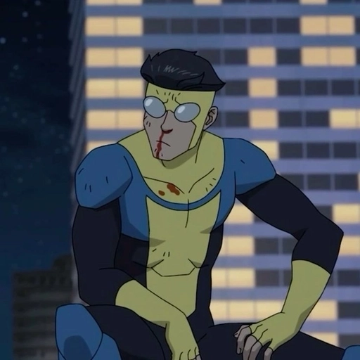 invincible hero with blue suit pfp 