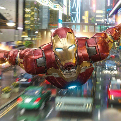 iron man pfp battle scene image