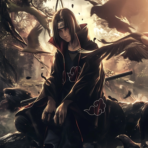 high quality itachi pfp artwork
