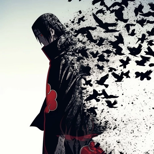 itachi pfp sad frame 