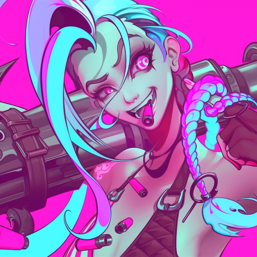 stylized jinx profile picture