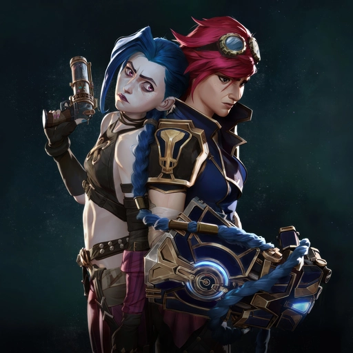 jinx pfp sad artistic