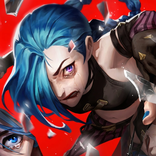 jinx pfp sad expressive