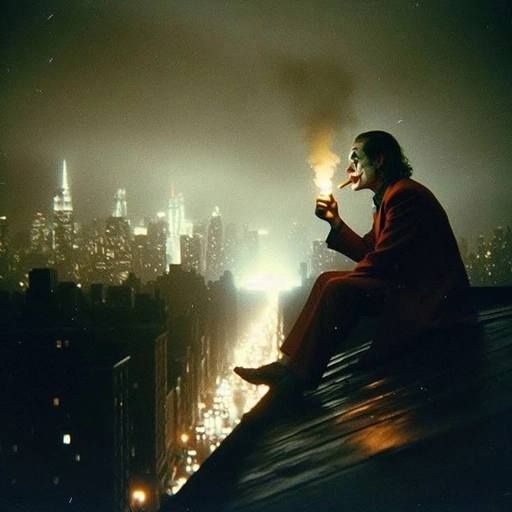 cool joker pfp funky pop art