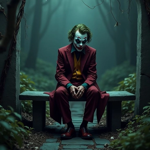 joker pfp lonely dark mood