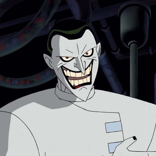 joker pfp black and white