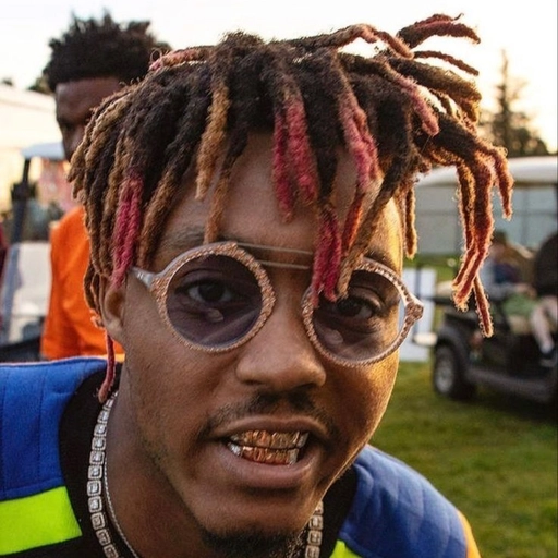 juice wrld pfp glitch effect digital art