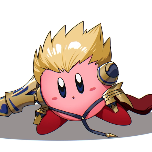 red kirby pfp cartoon