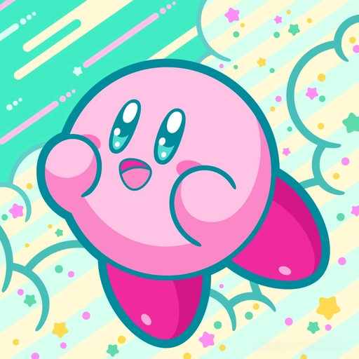 kirby pfp y2k cartoon