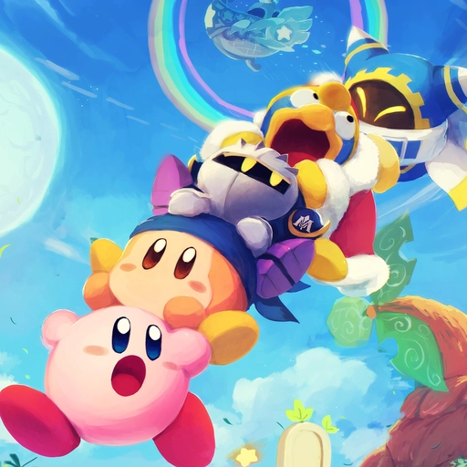 christmas kirby pfp festive