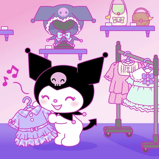 kuromi pfp discord neon 