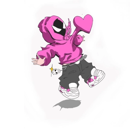 lil uzi vert trendy cartoon