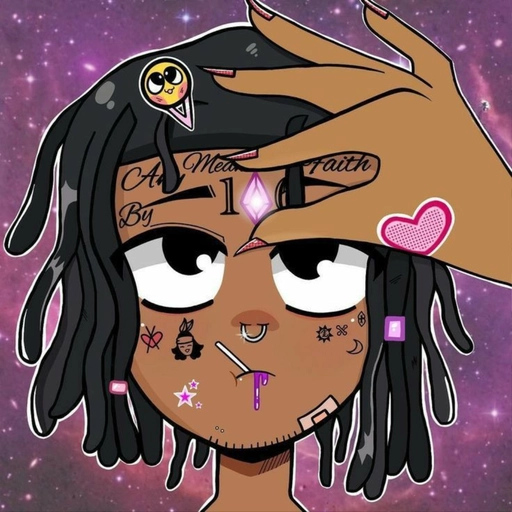 lil uzi vert stylized anime profile picture