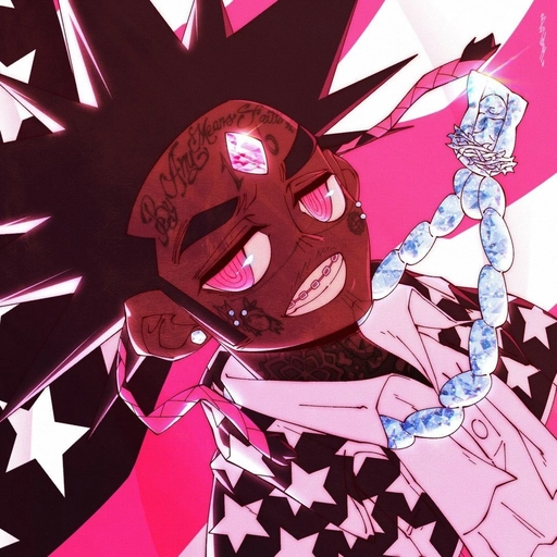 lil uzi vert cartoon drawing