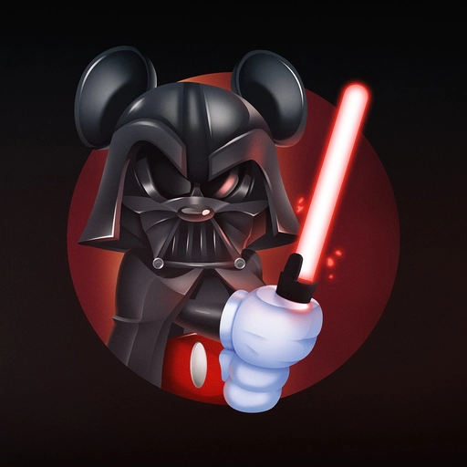 funny mickey mouse pfp art