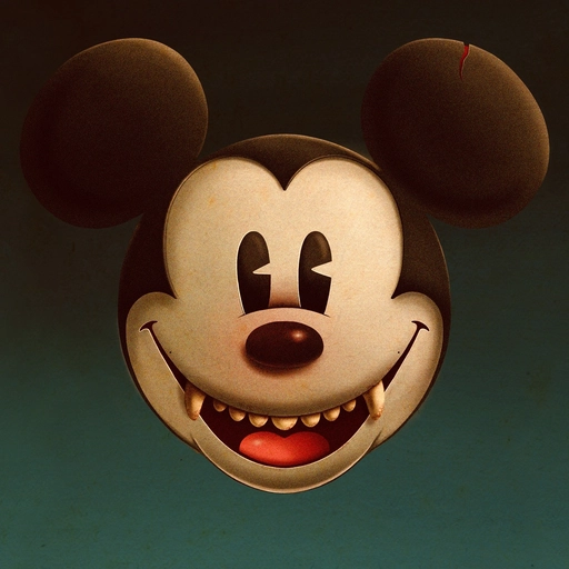aesthetic mickey mouse pfp pastel