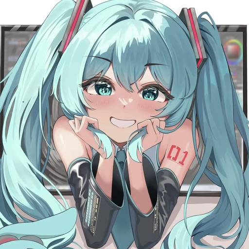 miku pfp soft tone