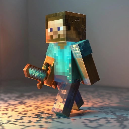 steve minecraft pfp graphic