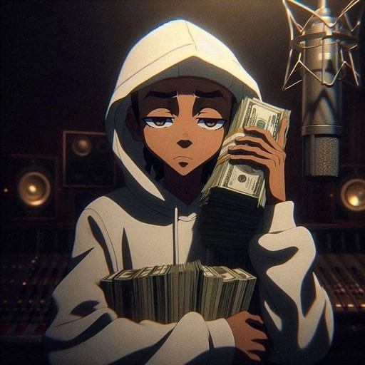 money pfp cartoon drawing