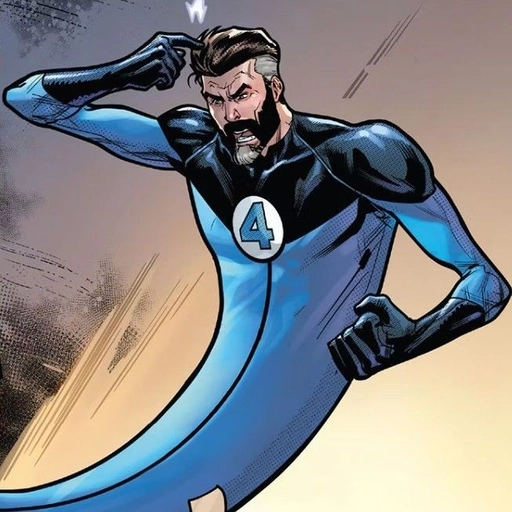 mr fantastic pfp aesthetic cartoon