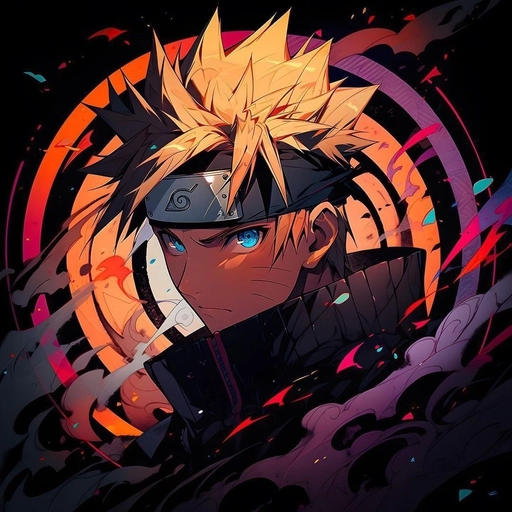 dark themed naruto pfp picture