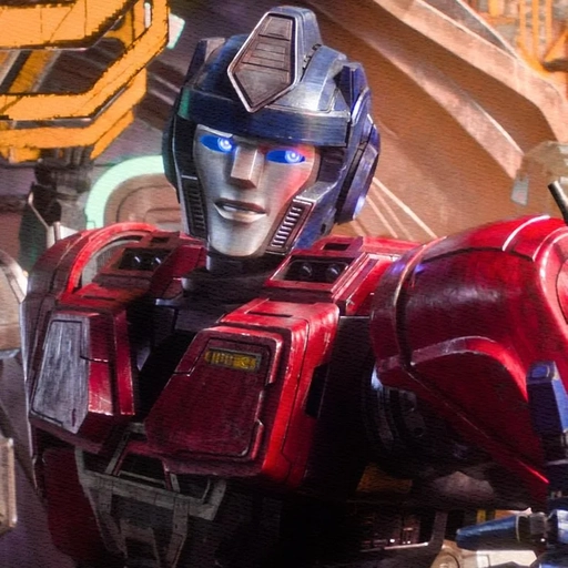 Fan art colorful transformer pfp