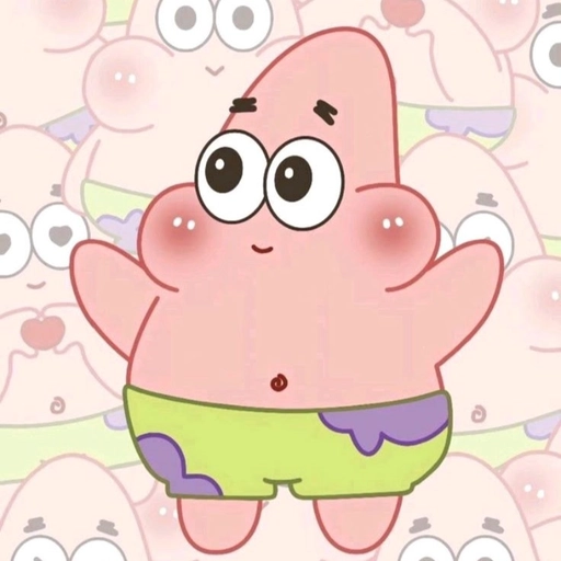 patrick star pfp meme style