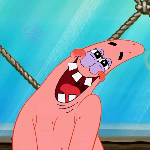 patrick star pfp funny cartoon