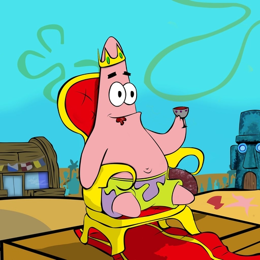 patrick star pfp meme template