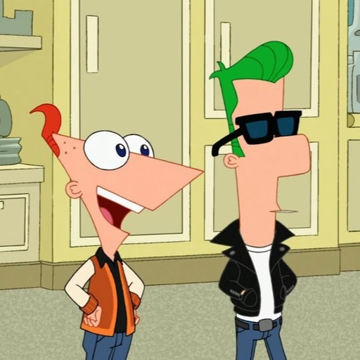 phineas and ferb matching pfp cartoon