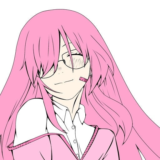 hot pink anime pfp aesthetic