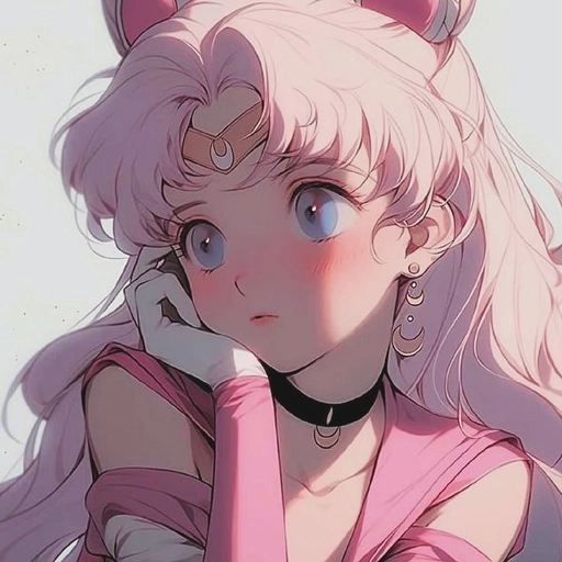 pink pfp anime cute profile