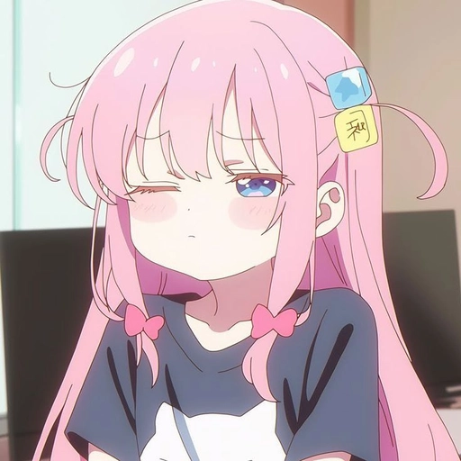 pink anime pfp profile picture